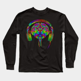 BRAIN DRIPPING MUSIC Long Sleeve T-Shirt